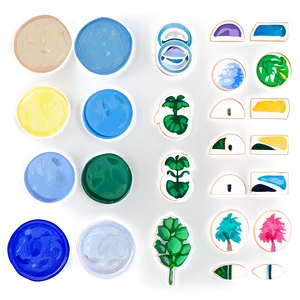 Eco-friendly Art Palette Png 53 PNG Image