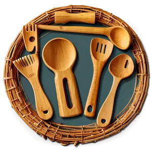 Eco-friendly Bamboo Utensils Png Bxc PNG Image