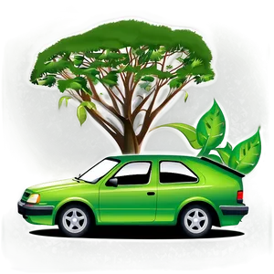 Eco-friendly Car Vector Png 06202024 PNG Image