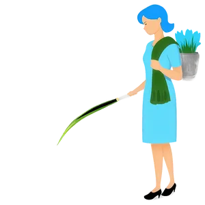 Eco-friendly Cleaning Lady Png Tdf PNG Image