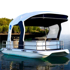 Eco-friendly Electric Pontoon Png Hko PNG Image