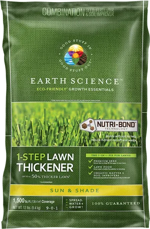 Eco Friendly Lawn Thickener Seed Fertilizer Package PNG Image