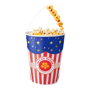 Eco-friendly Paper Popcorn Bucket Png Ebj PNG Image