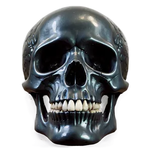 Edgy Black Skull Clipart Png Fdi29 PNG Image