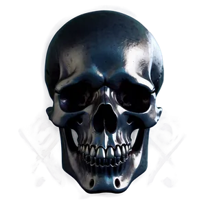 Edgy Black Skull Clipart Png Yuc1 PNG Image