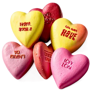 Edible Conversation Hearts Png Sod70 PNG Image