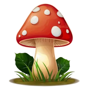 Edible Mushroom Cartoon Png Lqk PNG Image