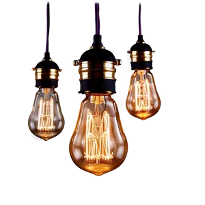 Edison Bulb Pendant Light Png Mjy4 PNG Image