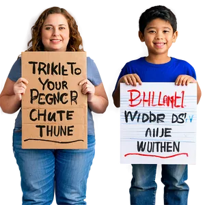 Education Reform Picket Sign Png Ihx PNG Image