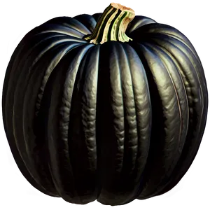 Eerie Black Pumpkin Png 06282024 PNG Image