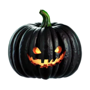 Eerie Black Pumpkin Png Tll PNG Image