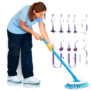 Efficient Cleaning Lady Png 9 PNG Image