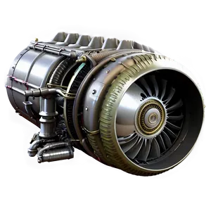 Efficient Jet Engine Model Png Hqi PNG Image