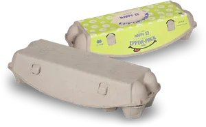 Egg Carton Packaging Design PNG Image