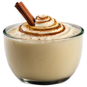 Eggnog With Cinnamon Swirl Png Oyb PNG Image