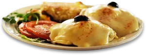 Eggs Benedict Brunch Plate PNG Image