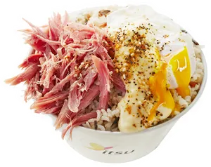 Eggs Benedict Deconstructed Bowl PNG Image