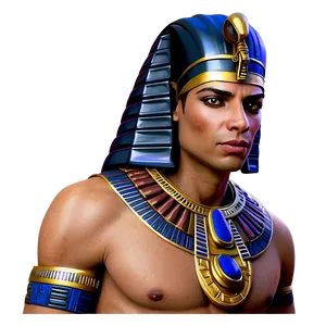 Egyptian Pharaoh Portrait Png Bta73 PNG Image