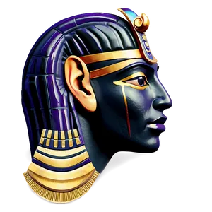 Egyptian Pharaoh Portrait Png Ugw PNG Image