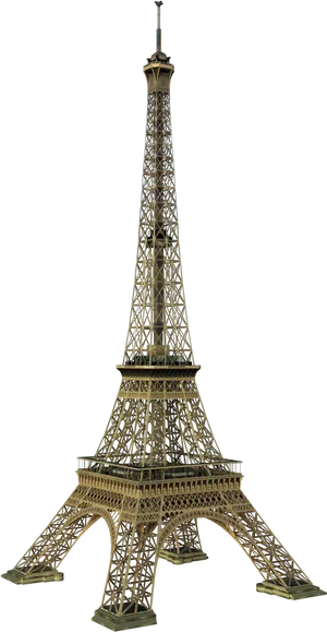 Eiffel Tower Iconic Structure PNG Image