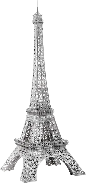 Eiffel Tower Isolatedon White PNG Image