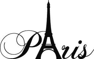 Eiffel Tower Paris Logo PNG Image