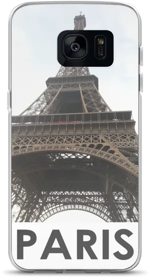 Eiffel Tower Paris Phone Case Design PNG Image