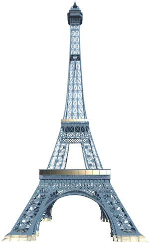 Eiffel Tower Paris Silhouette PNG Image