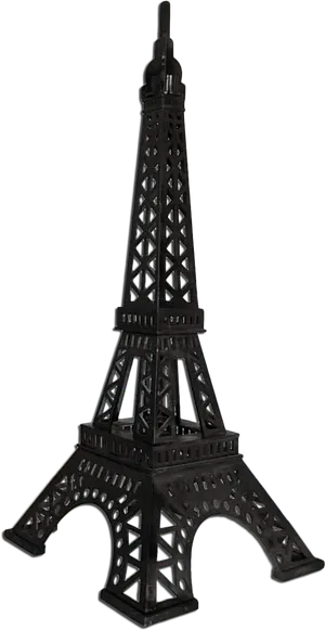 Eiffel Tower Replica Black Background PNG Image