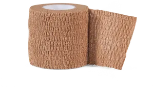 Elastic Bandage Rollon Black Background PNG Image