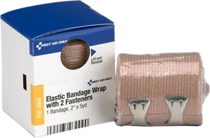 Elastic Bandage Wrapwith Fasteners PNG Image