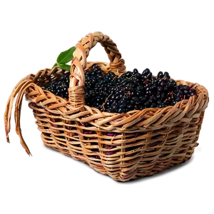 Elderberry Basket Png Kaj67 PNG Image