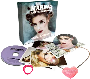 Electra Heart Album Merchandise Marinaandthe Diamonds PNG Image