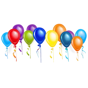 Electric Blue Balloons Png Uss PNG Image