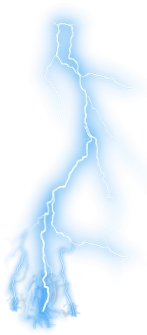 Electric_ Blue_ Lightning_ Bolt PNG Image