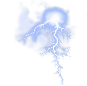 Electric_ Blue_ Lightning_ Strike PNG Image