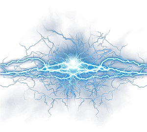 Electric_ Blue_ Lightning PNG Image