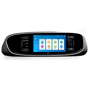 Electric Car Infotainment System Png Yck43 PNG Image