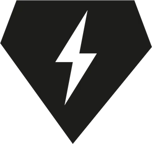 Electric Charge Symbol Graphic PNG Image