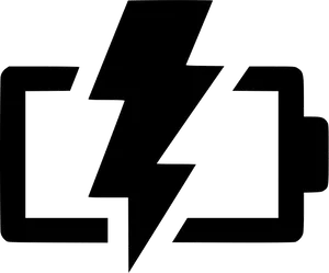 Electric Charge Symbol Graphic PNG Image