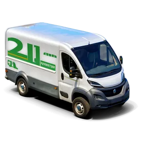 Electric Mail Truck Concept Png Irj26 PNG Image