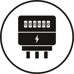 Electric Meter Icon PNG Image