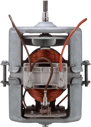 Electric Motor Cutaway View PNG Image