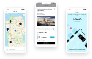 Electric Vehicle Charging Station App Screenshots PNG