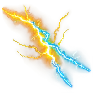 Electric Yellow Lightning Png Dkh PNG Image