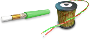 Electrical Cableand Wire Spool PNG Image