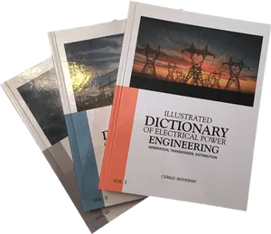 Electrical Engineering Dictionary Set PNG Image