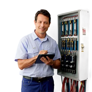 Electrician Inspection Png Etd PNG Image