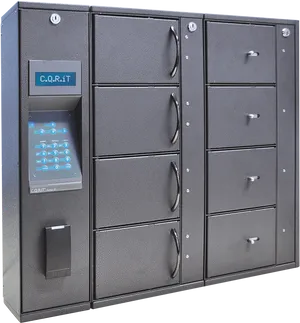 Electronic Locker System PNG Image