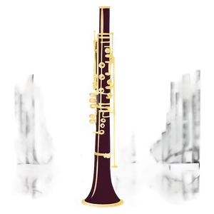 Elegant Bassoon Silhouette Png Otj PNG Image